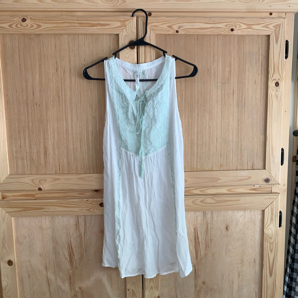 Andree blue modest stylish dress size S